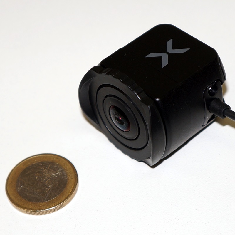 手振れ補正ウェアラブルカメラ CX-WL100 カメラヘッドの重さは29g